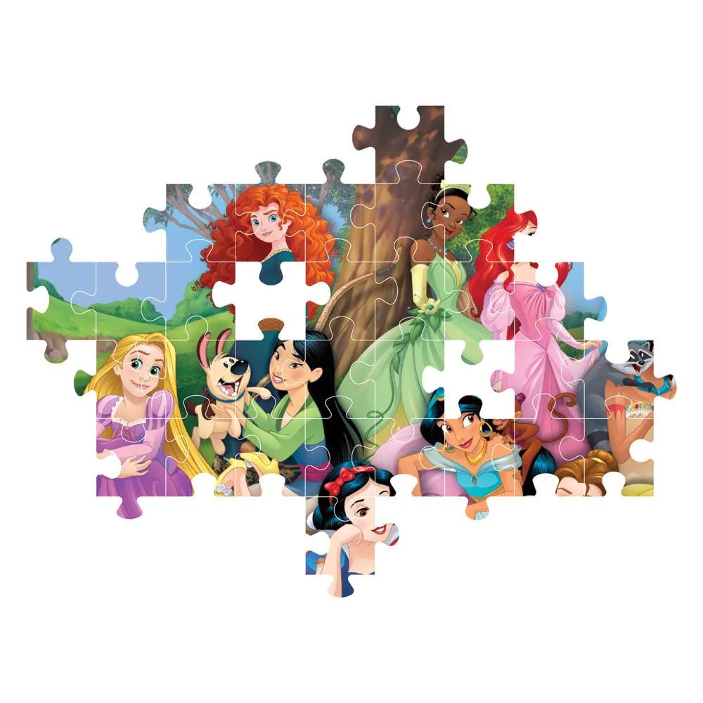 Puzzle 104 piese Clementoni Supercolor Disney Princess 25743 - poza 4