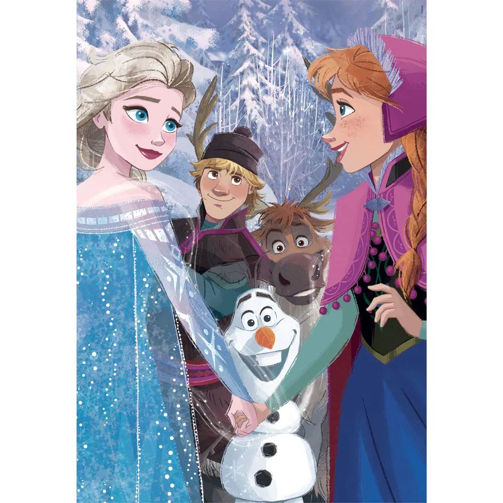 Puzzle 104 piese Clementoni Supercolor Frozen 25742 - poza 2