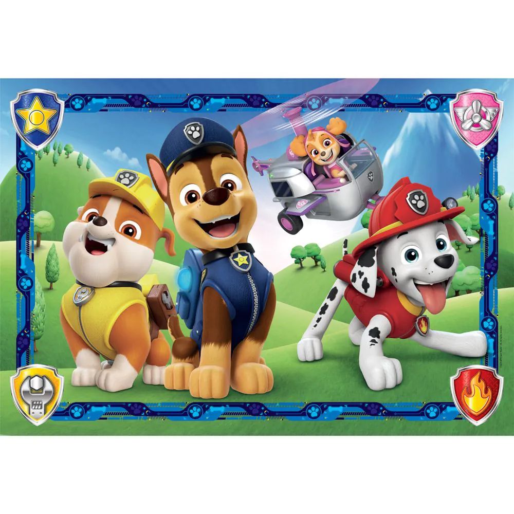 Puzzle 104 piese Clementoni Supercolor Paw Patrol 27177 - poza 2
