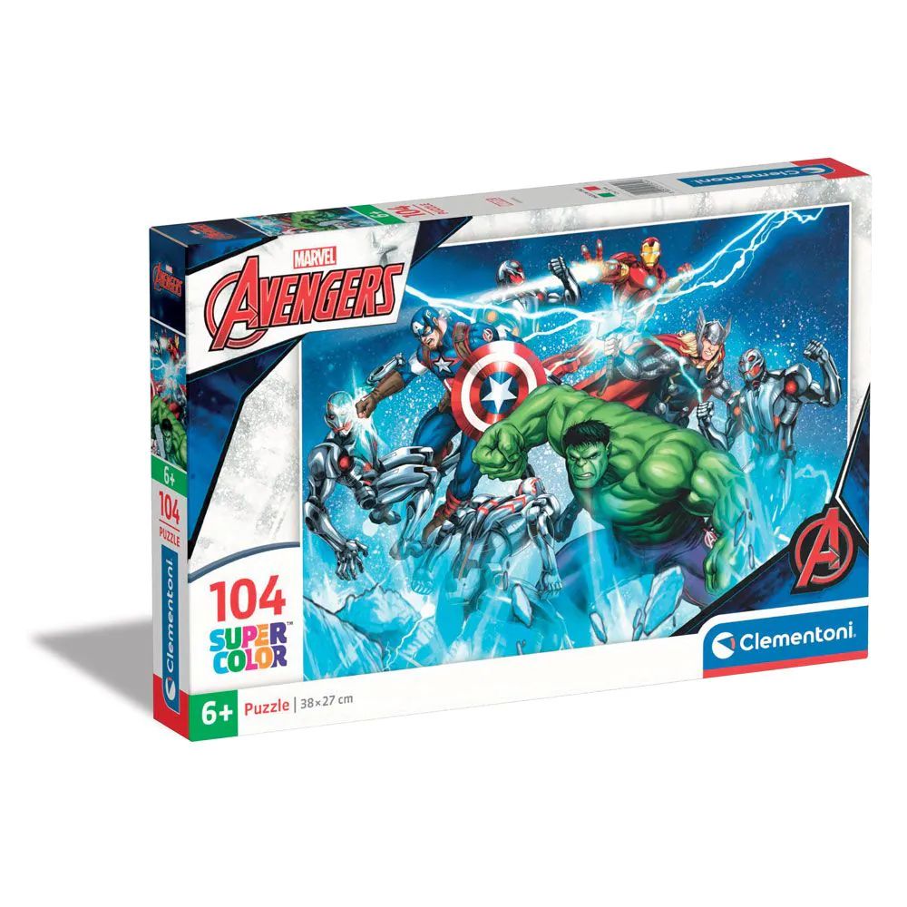 Puzzle 104 piese Clementoni Supercolor The Avengers 25744 - poza 1