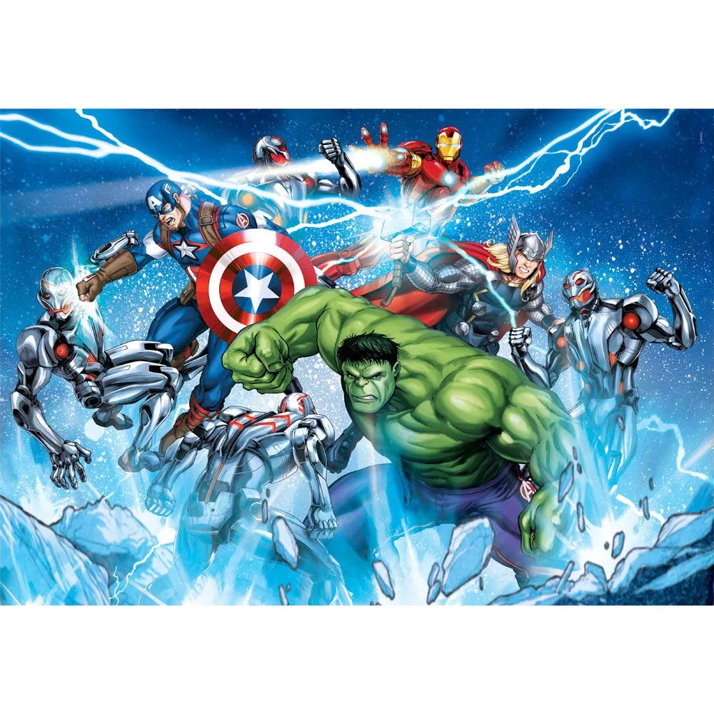 Puzzle 104 piese Clementoni Supercolor The Avengers 25744 - poza 2