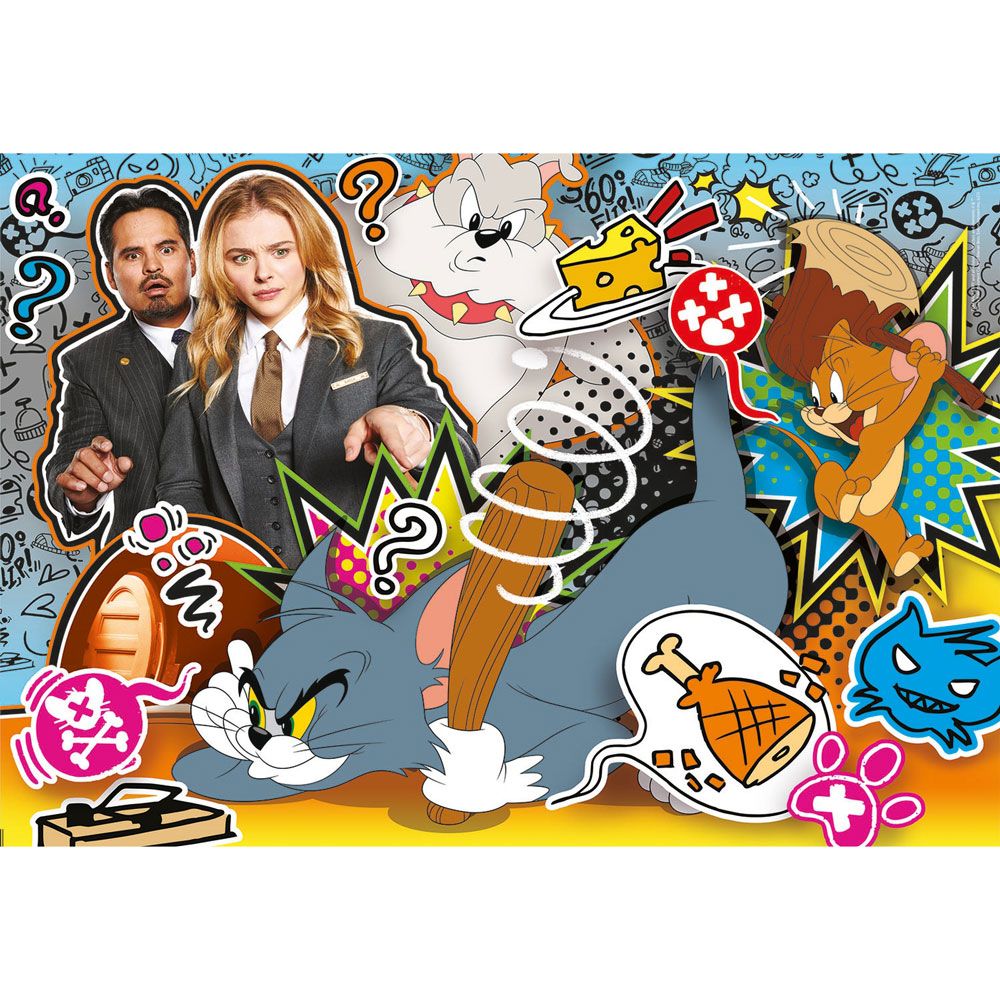 Puzzle 104 piese Clementoni Tom si Jerry 27515 - poza 2