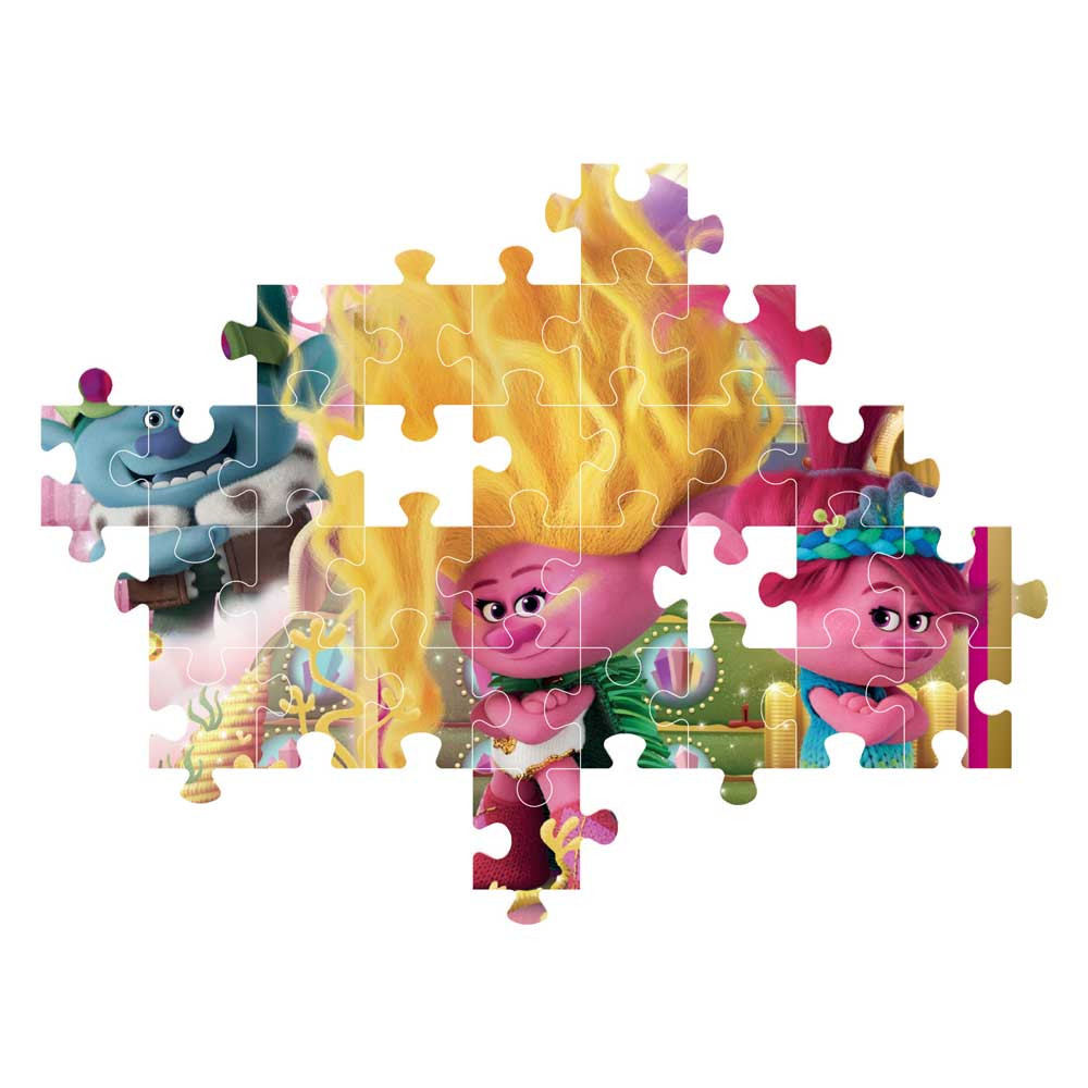 Puzzle 104 piese Clementoni Trolls 27268 - poza 4