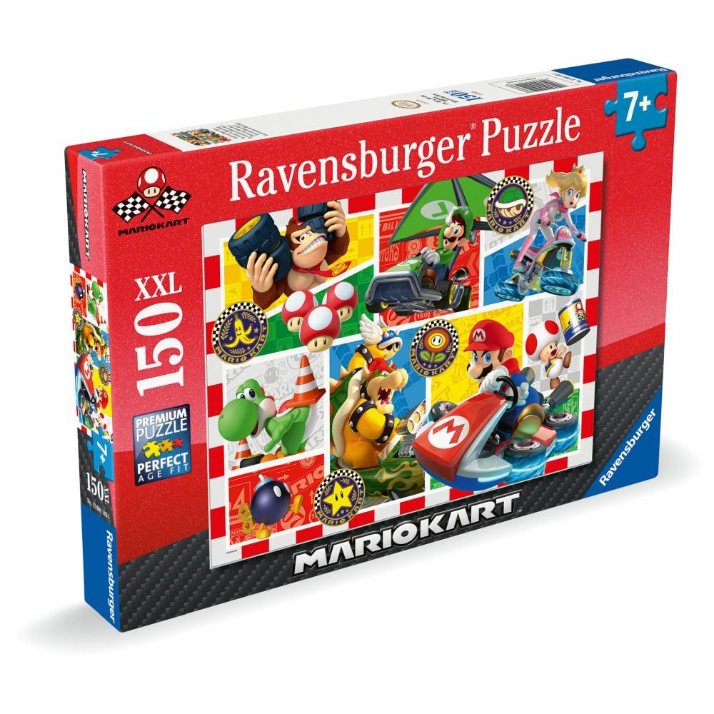 Puzzle 150 piese Ravensburger Super Mario si Kart XXL - poza 2