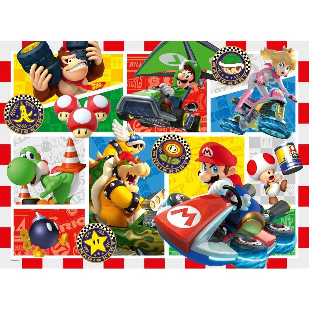 Puzzle 150 piese Ravensburger Super Mario si Kart XXL - poza 3