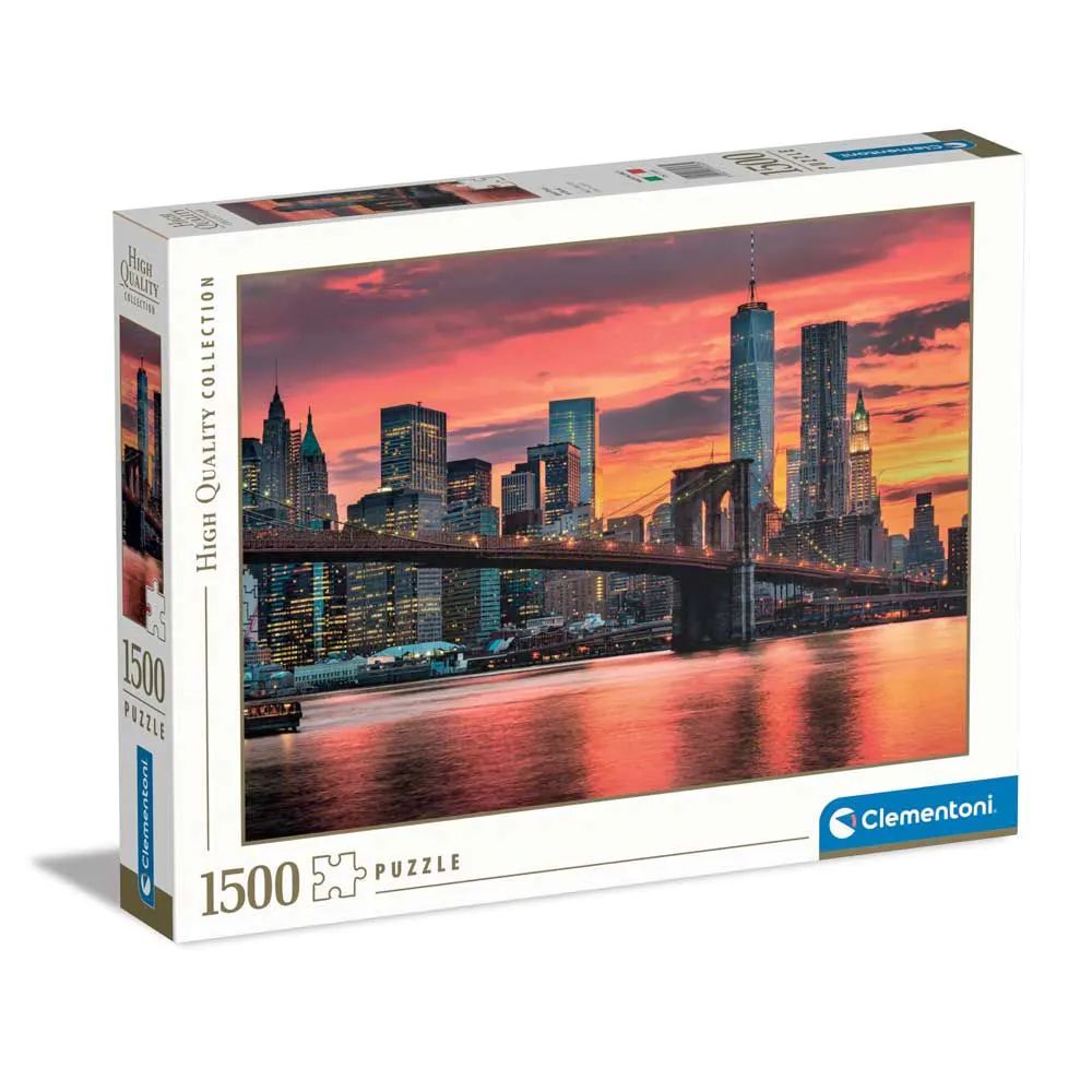 Puzzle 1500 piese Clementoni High Quality Collection East River At Dusk 31693 - poza 1