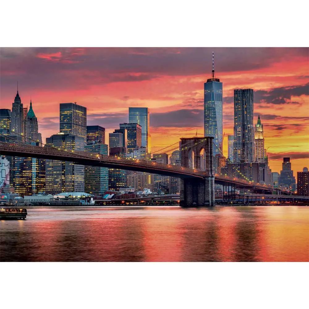 Puzzle 1500 piese Clementoni High Quality Collection East River At Dusk 31693 - poza 2