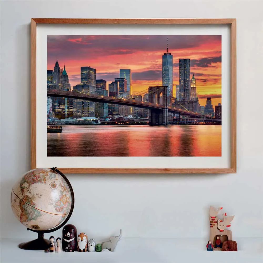 Puzzle 1500 piese Clementoni High Quality Collection East River At Dusk 31693 - poza 4