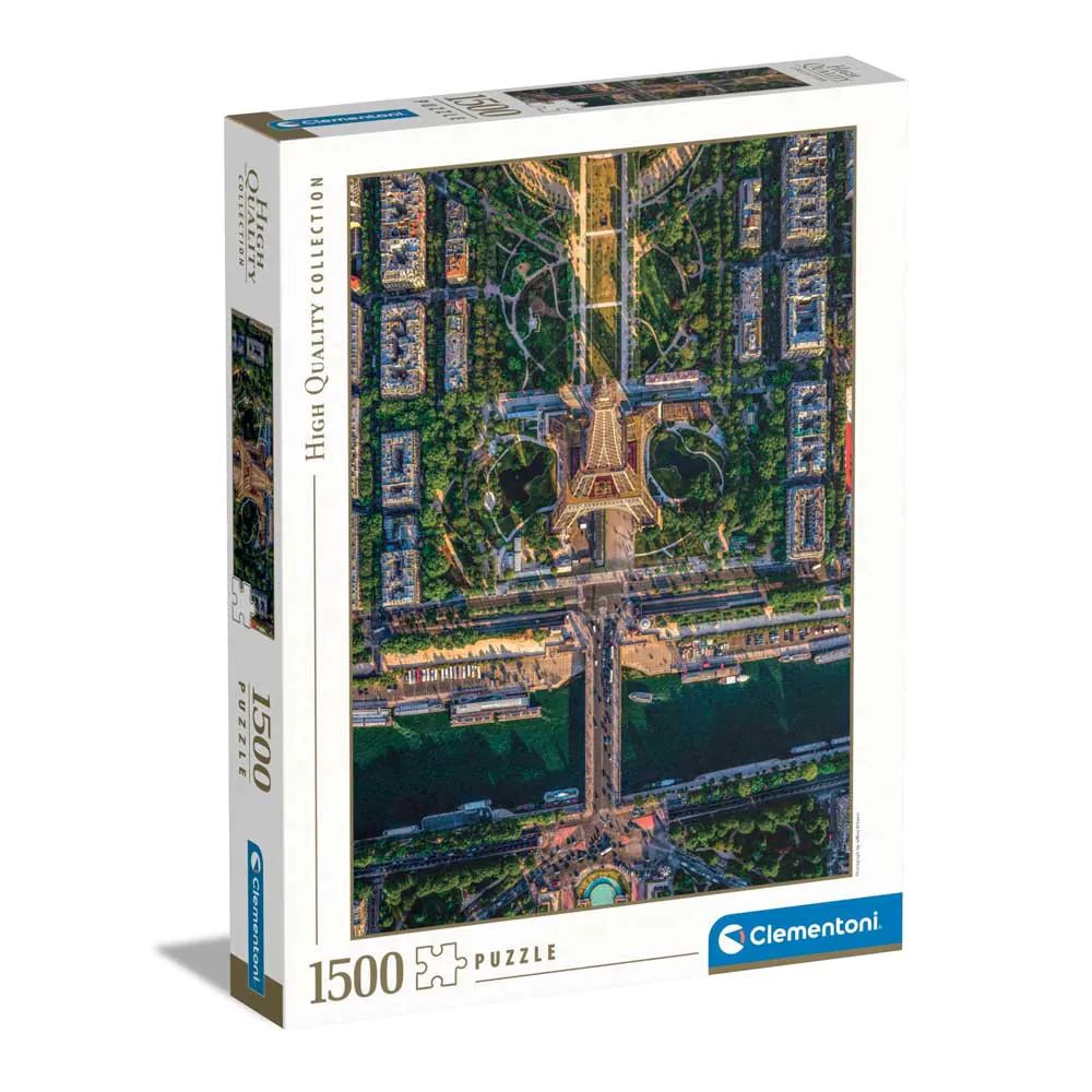 Puzzle 1500 piese Clementoni High Quality Collection Flying Over Paris - poza 1