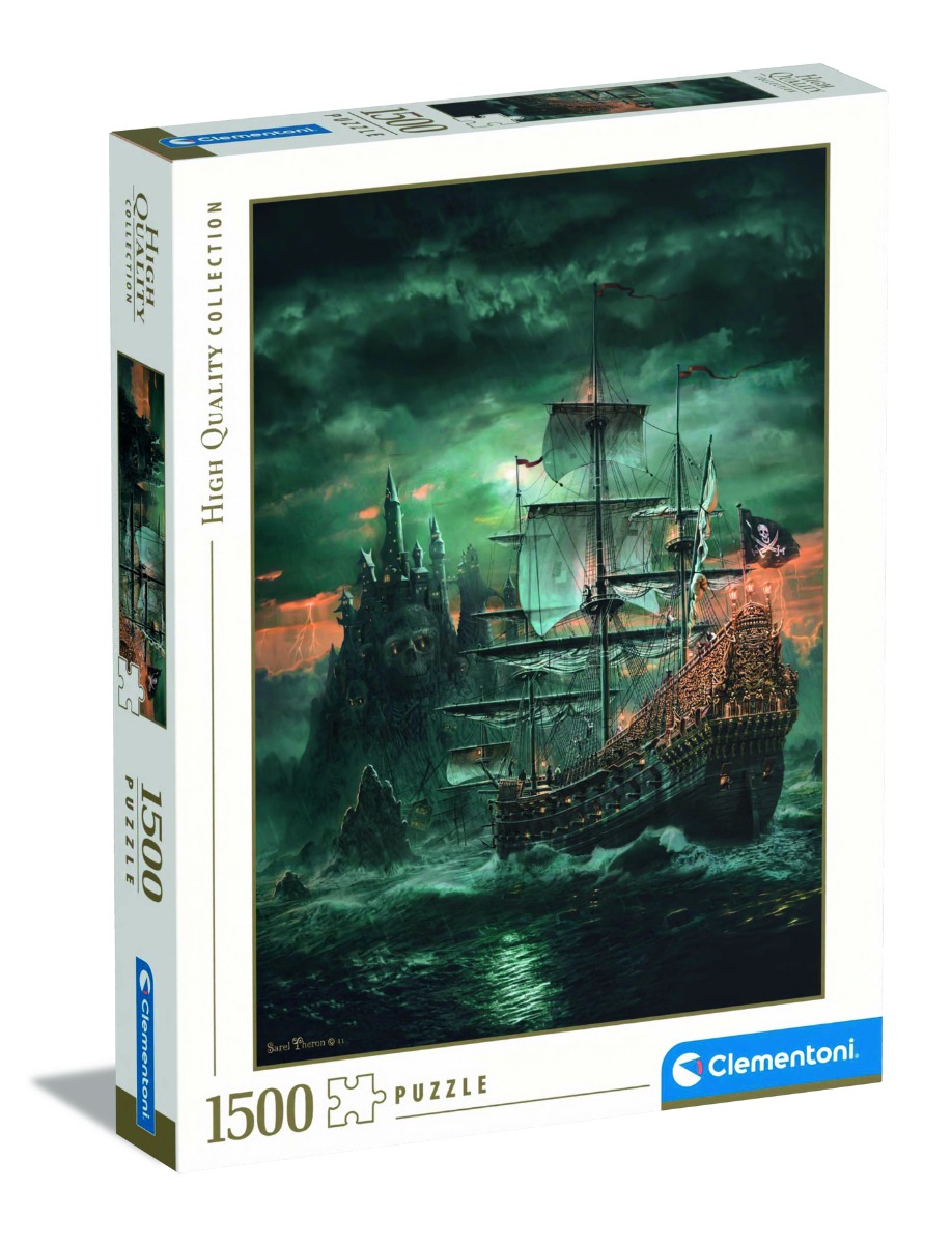 Puzzle 1500 piese Clementoni High Quality Collection The Pirate Ship - poza 1