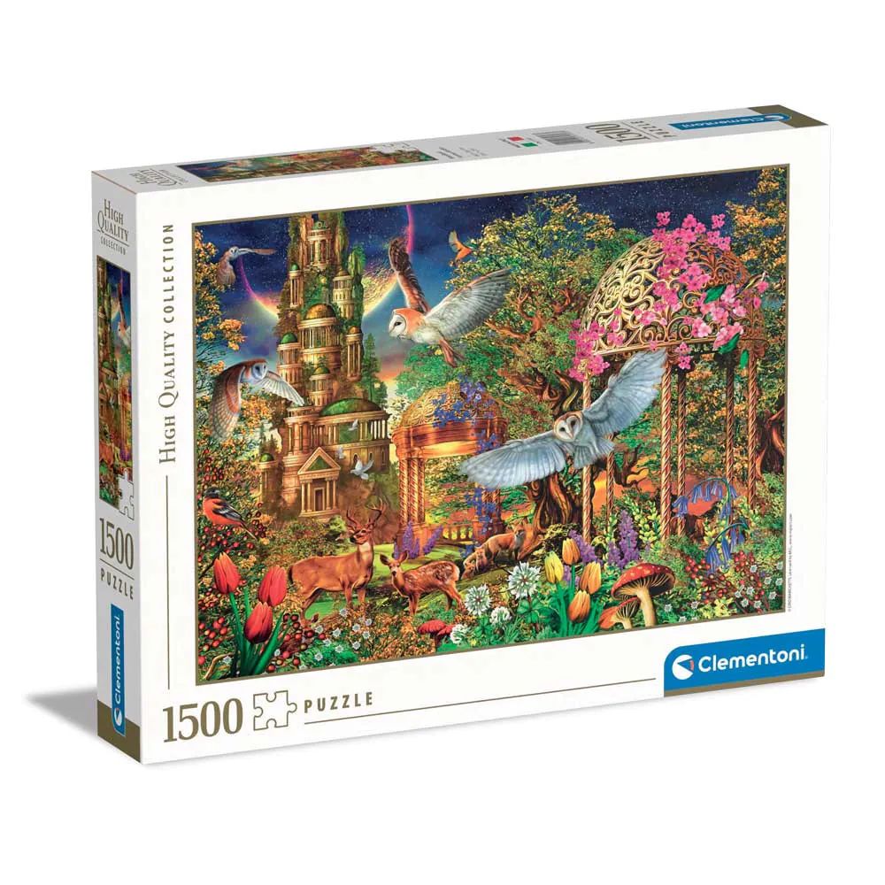 Puzzle 1500 piese Clementoni High Quality Collection Woodland Fantasy Garden - poza 1
