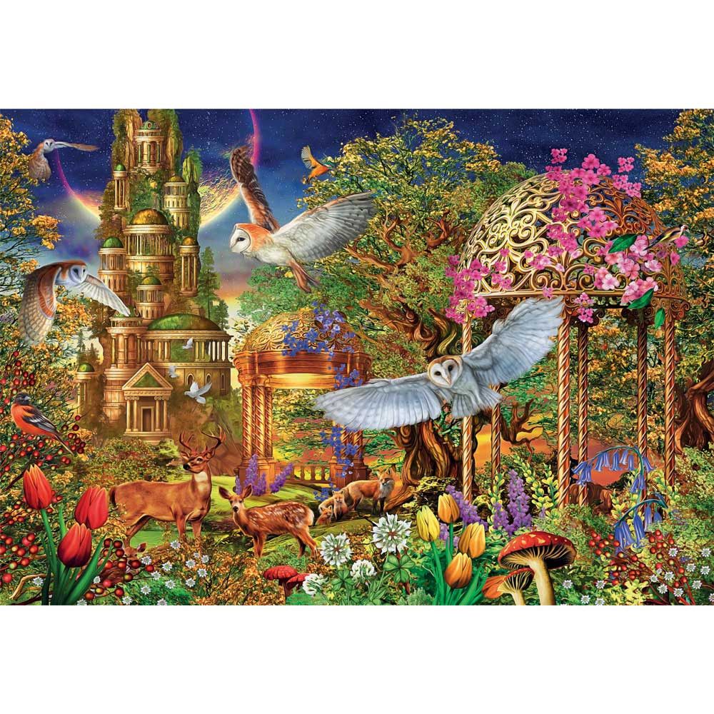Puzzle 1500 piese Clementoni High Quality Collection Woodland Fantasy Garden - poza 2