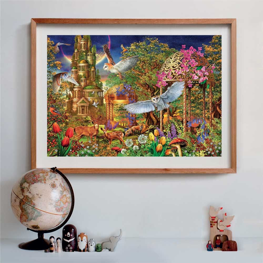 Puzzle 1500 piese Clementoni High Quality Collection Woodland Fantasy Garden - poza 4