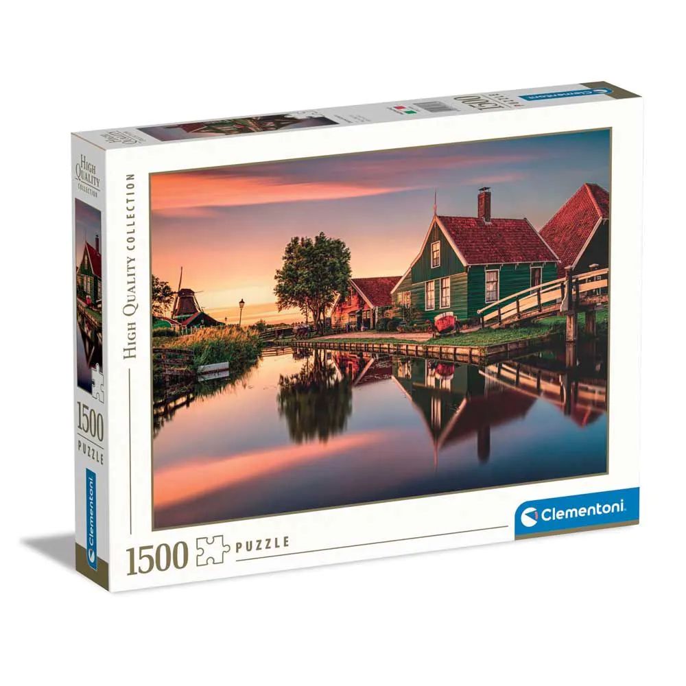 Puzzle 1500 piese Clementoni High Quality Collection Zaanse Schans 31696 - poza 1