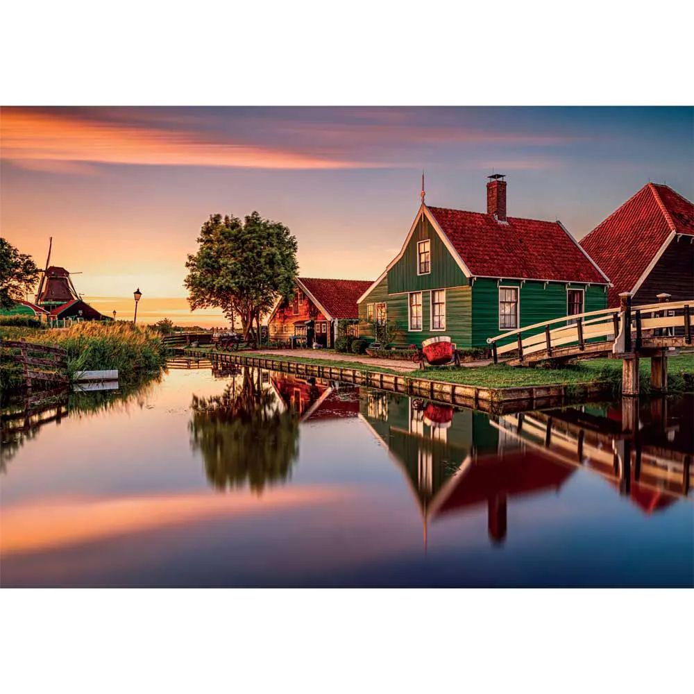 Puzzle 1500 piese Clementoni High Quality Collection Zaanse Schans 31696 - poza 2