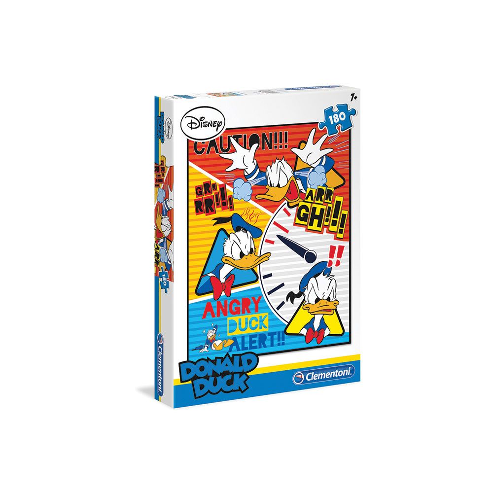 Puzzle 180 piese Clementoni Donald Duck - poza 1