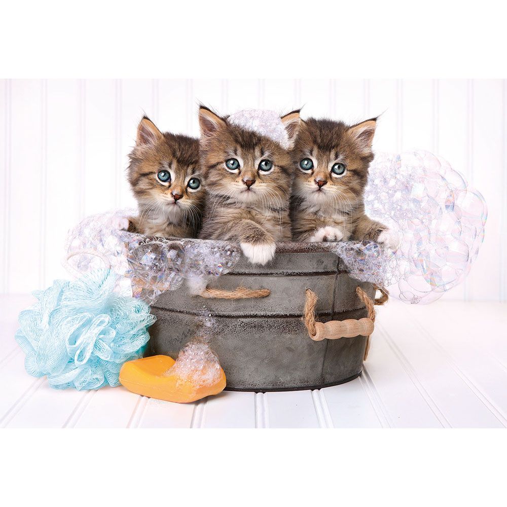 Puzzle 180 piese Clementoni Lovely Kittens - poza 2