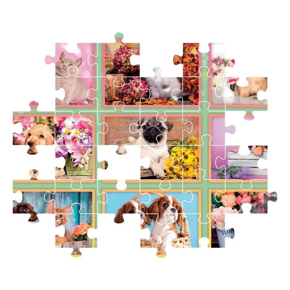Puzzle 180 piese Clementoni Puppies Collection 29788 - poza 3