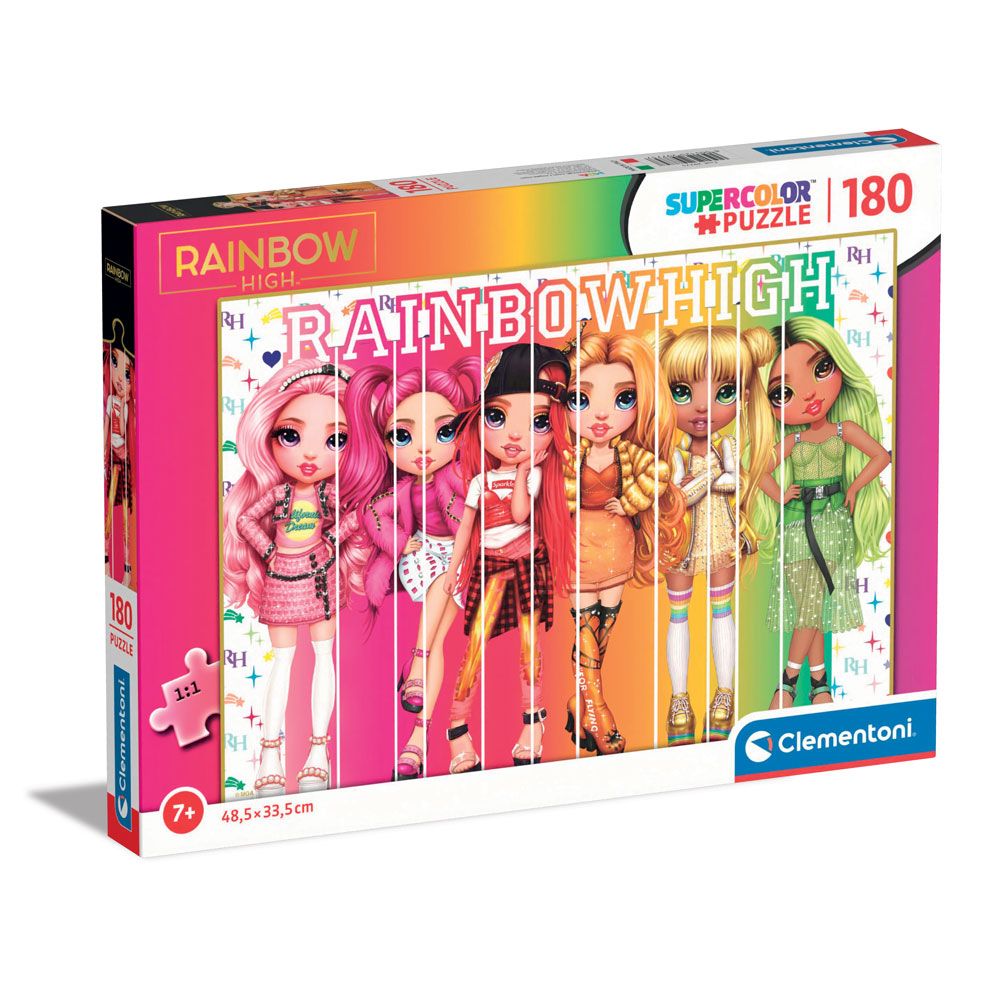Puzzle 180 piese Clementoni Rainbow High 29775 - poza 1