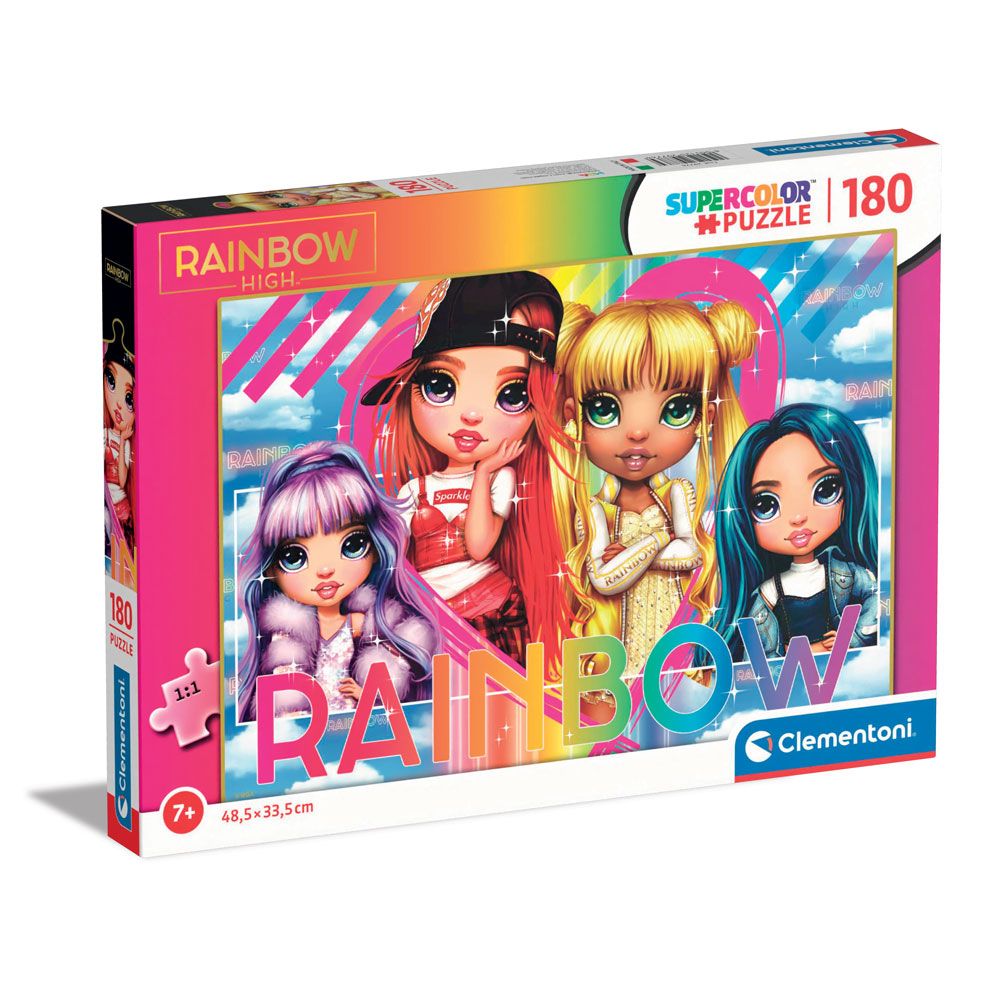 Puzzle 180 piese Clementoni Rainbow High 29776 - poza 1