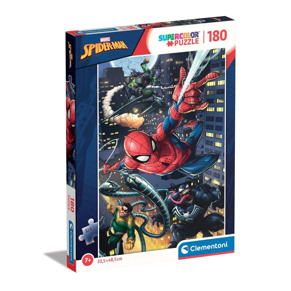 Puzzle 180 piese Clementoni Supercolor Spiderman 29782 - poza 1