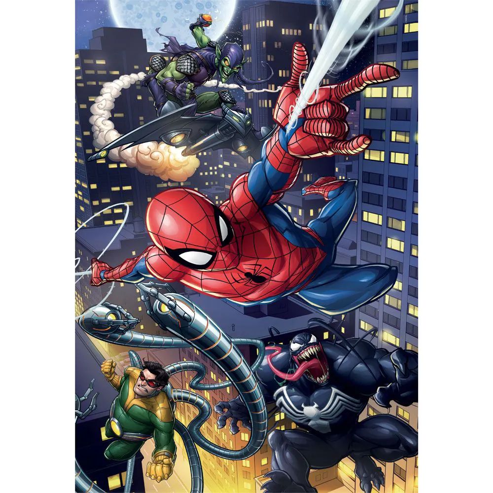 Puzzle 180 piese Clementoni Supercolor Spiderman 29782 - poza 2