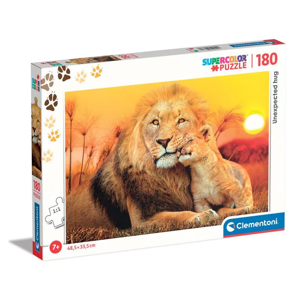 Puzzle 180 piese Clementoni Supercolor Unexpected Hug 29785 - poza 1