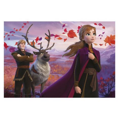 Puzzle 2 in 1 - frozen ii (77 piese) - poza 2