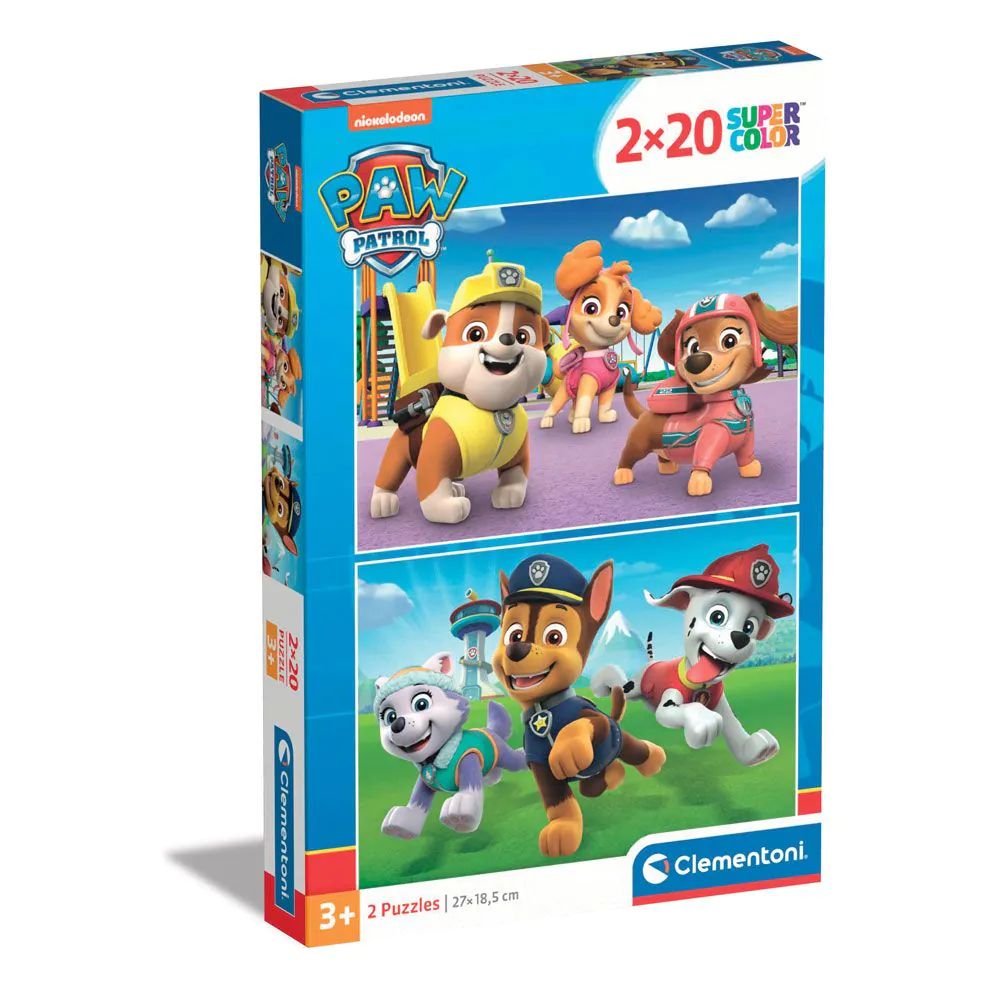Puzzle 2 x 20 piese Clementoni Patrula Catelusilor 25282 - poza 1