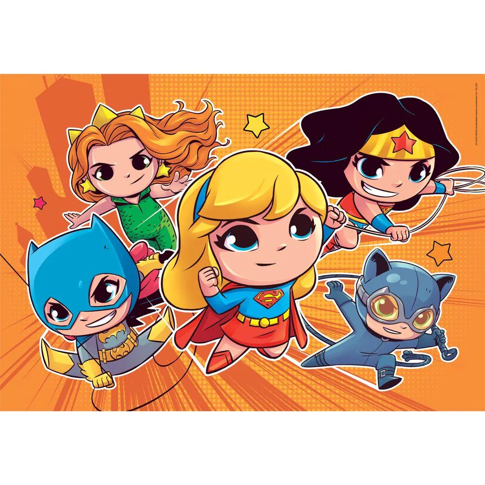 Puzzle 2 x 60 piese Clementoni DC Comics Super Friends 21624 - poza 3