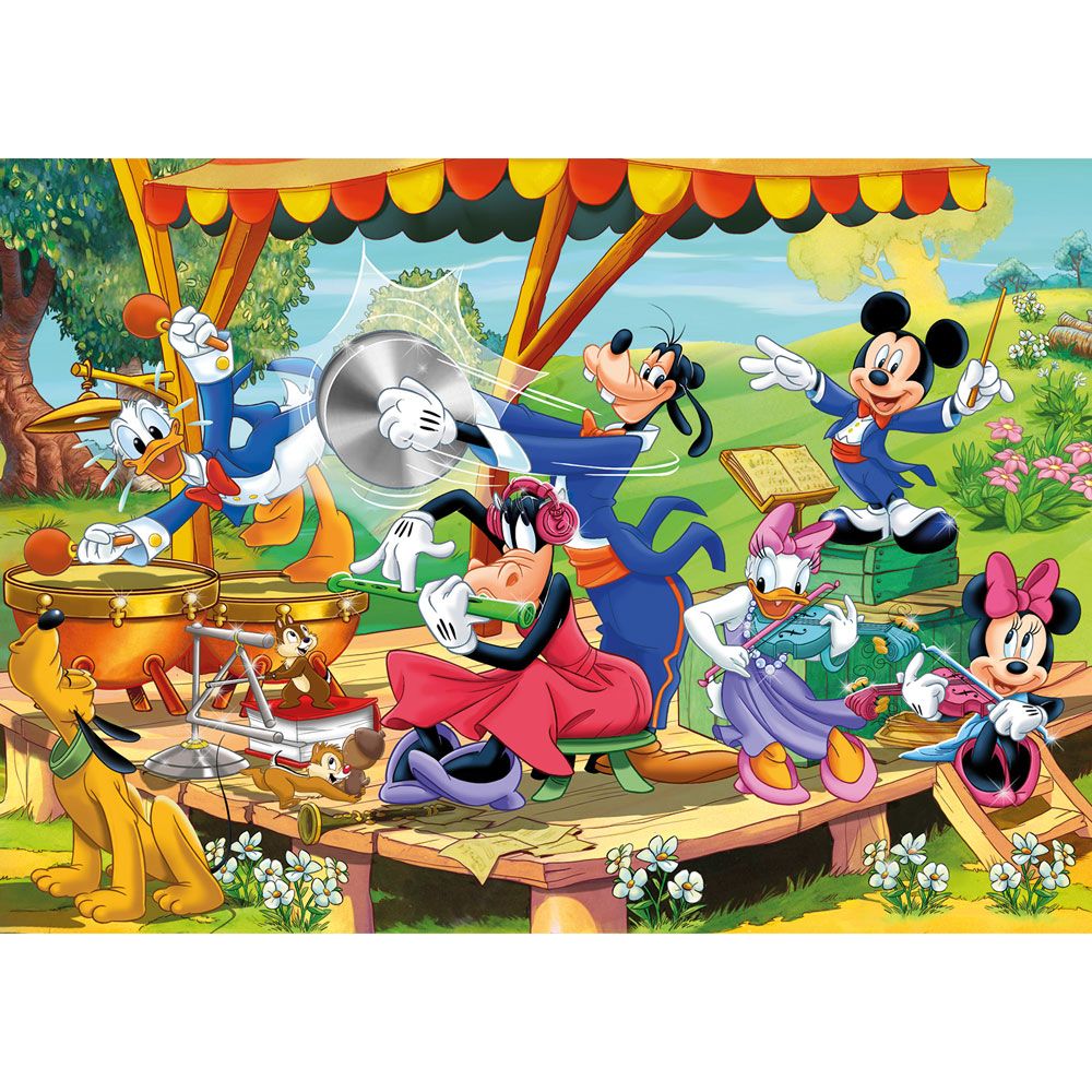Puzzle 2 x 60 piese Clementoni Mickey and Friends 21620 - poza 3