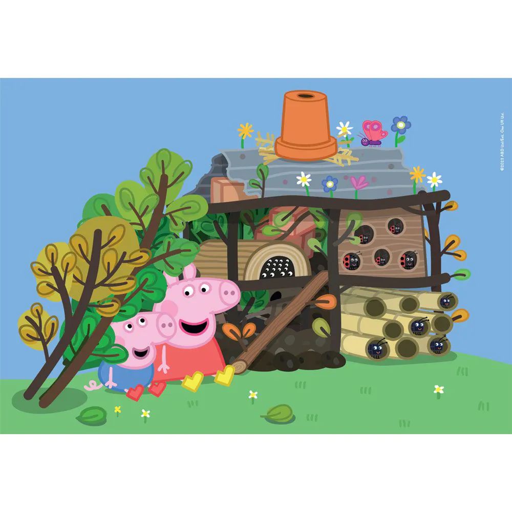 Puzzle 2 x 60 piese Clementoni Peppa Pig 21622 - poza 3