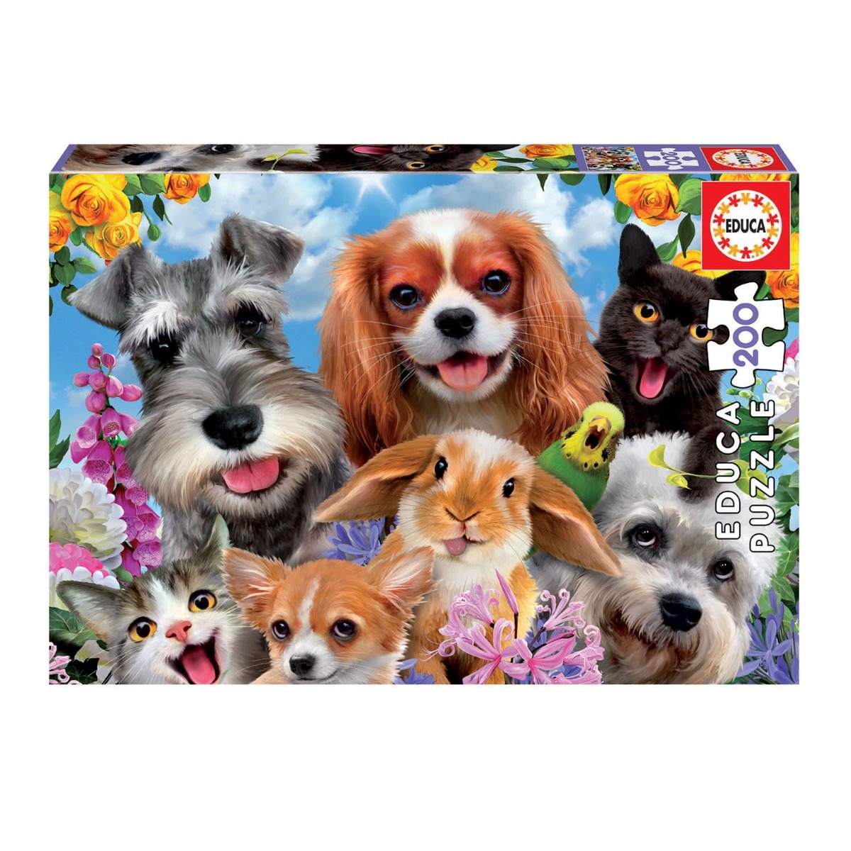 Puzzle 200 piese Educa Parada Catelusilor - poza 2