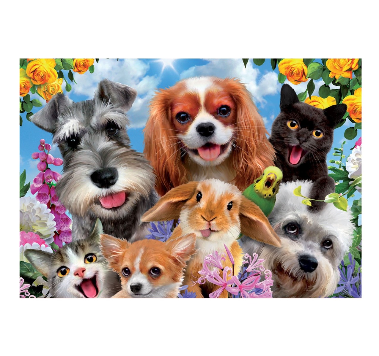 Puzzle 200 piese Educa Parada Catelusilor - poza 3