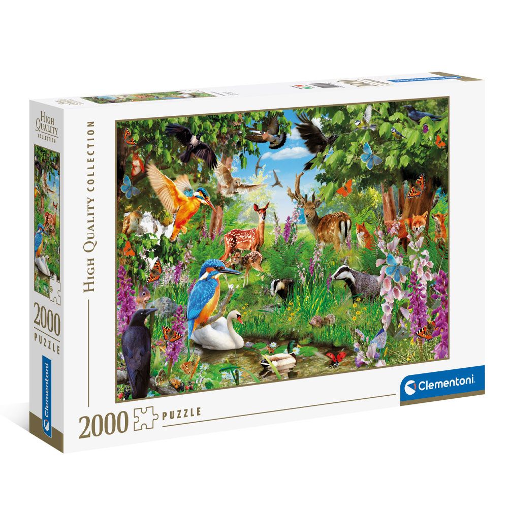Puzzle 2000 piese Clementoni High Quality Collection Fantastic Forest 32566 - poza 1