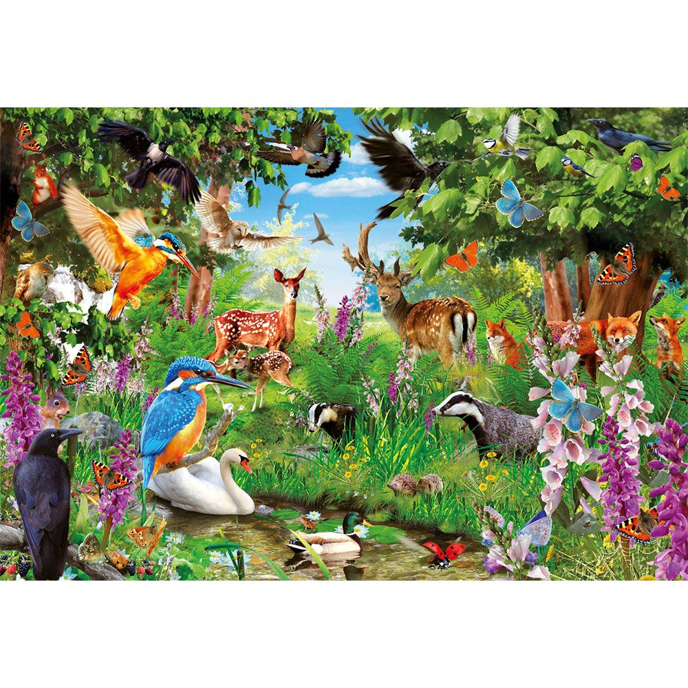 Puzzle 2000 piese Clementoni High Quality Collection Fantastic Forest 32566 - poza 2