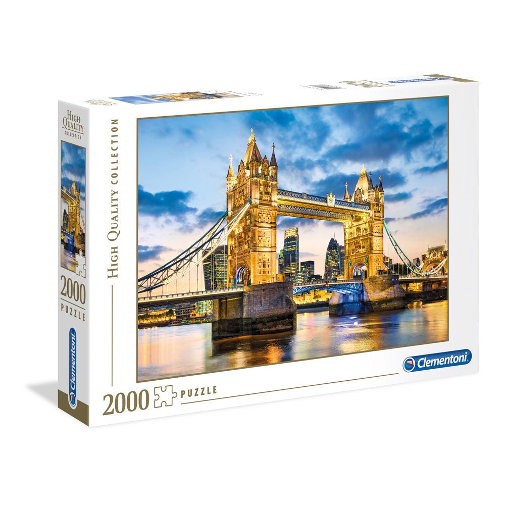 Puzzle 2000 piese Clementoni HQ Collection Tower Bridge at Dusk 32563 - poza 1