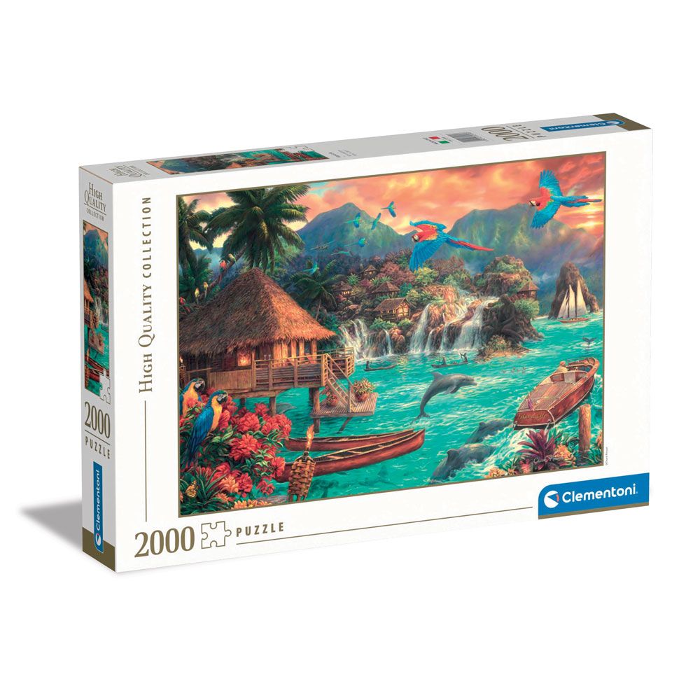 Puzzle 2000 piese Clementoni Island Life - poza 1