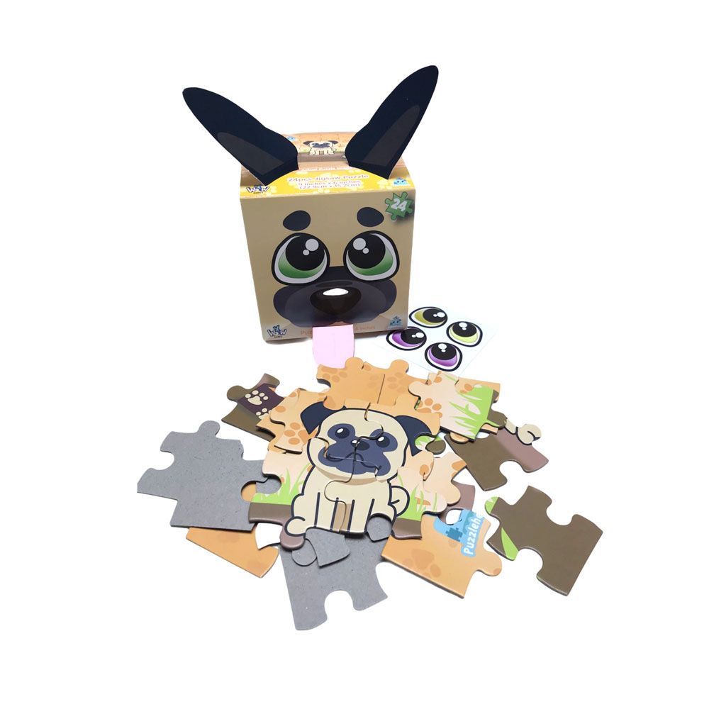 Puzzle 24 piese Y Wow PuzzleHeadz Catelus - poza 1
