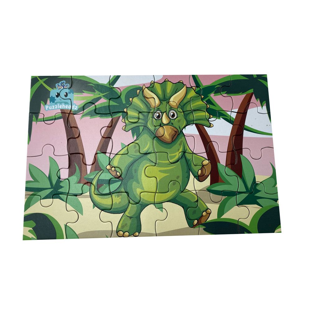 Puzzle 24 piese Y Wow PuzzleHeadz Dinozaur - poza 2