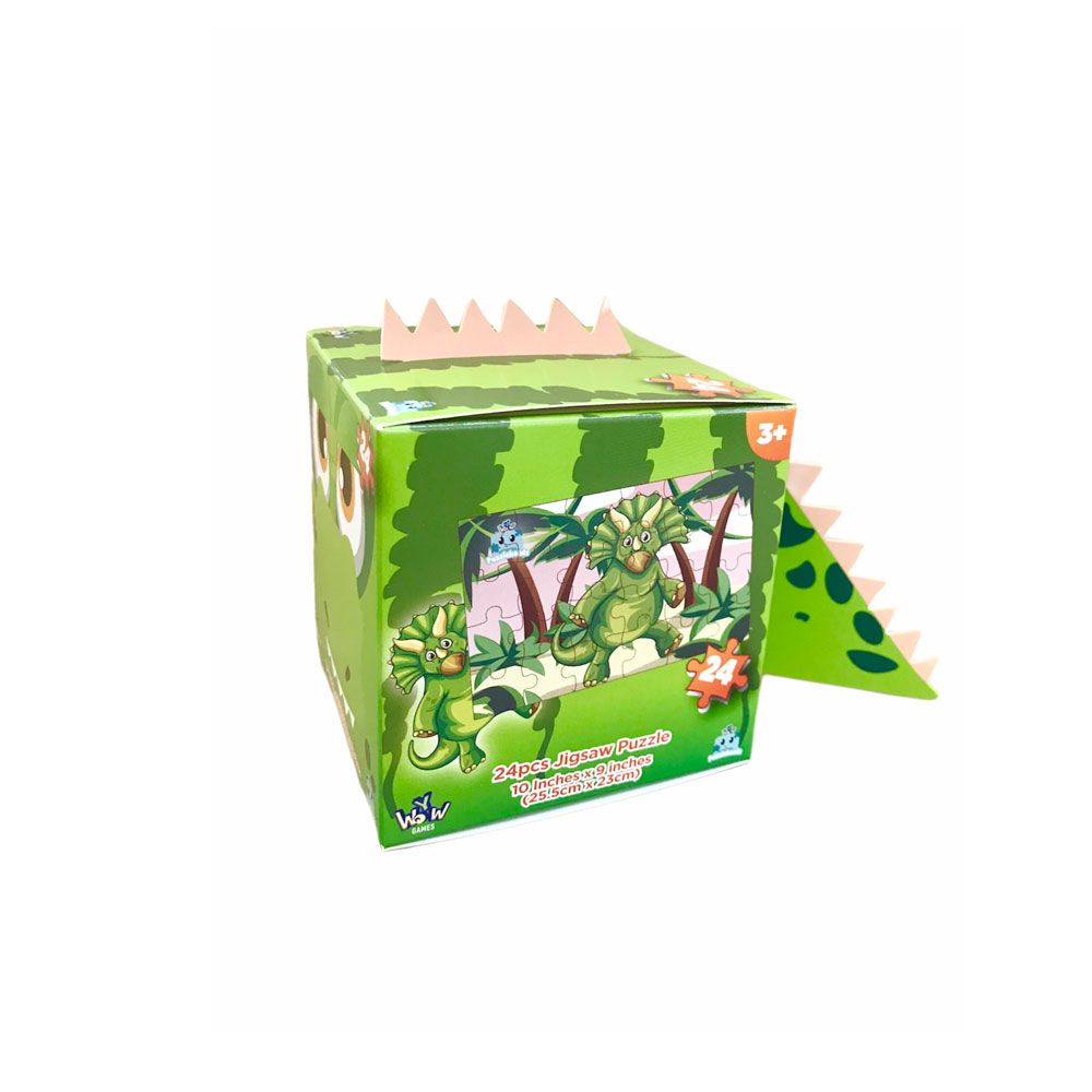 Puzzle 24 piese Y Wow PuzzleHeadz Dinozaur - poza 3