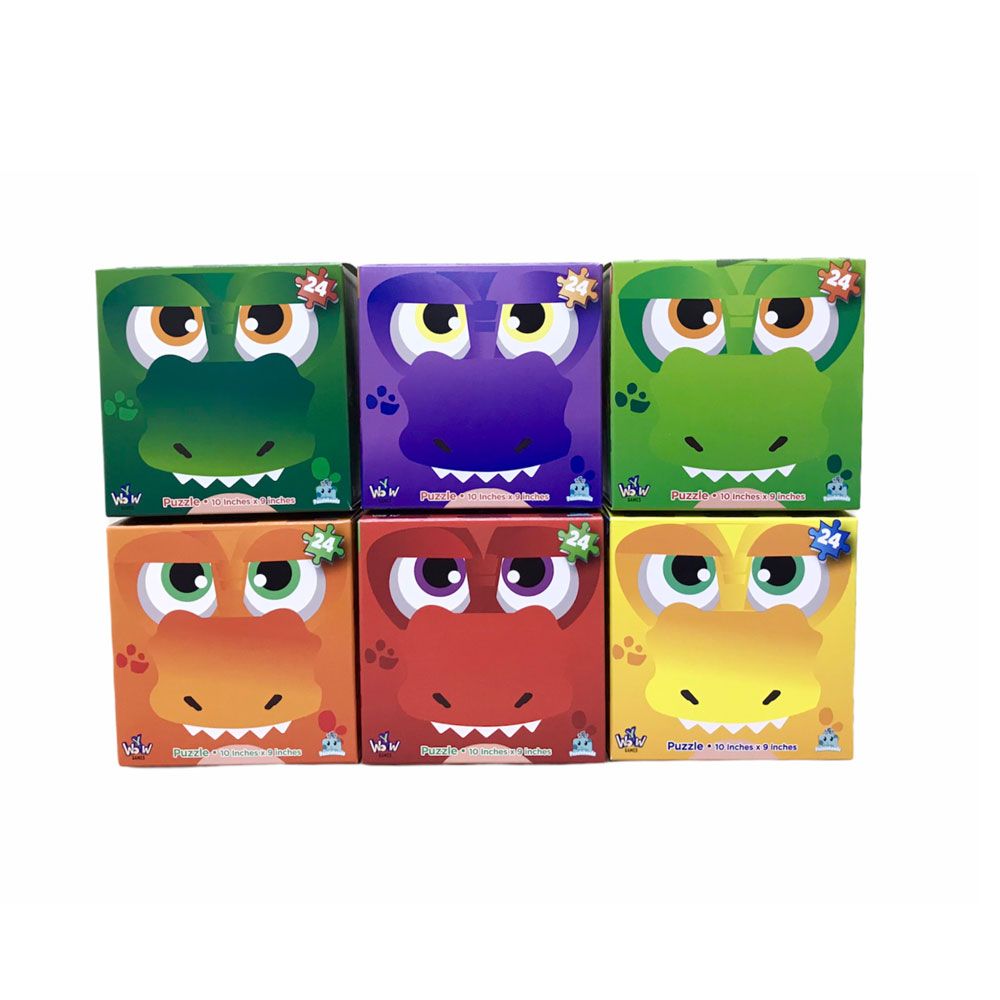 Puzzle 24 piese Y Wow PuzzleHeadz Dinozaur - poza 4