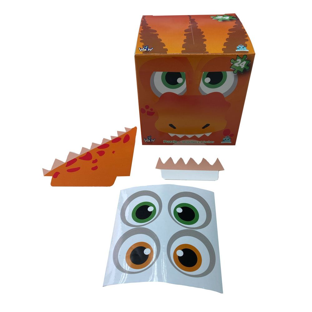 Puzzle 24 piese Y Wow PuzzleHeadz Dinozaur - poza 5