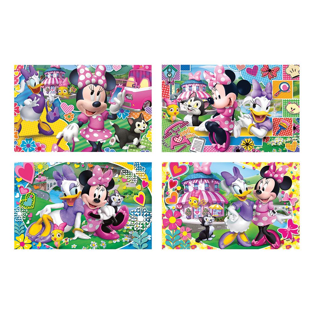 Puzzle 2x20+2x60 piese Minnie - poza 2