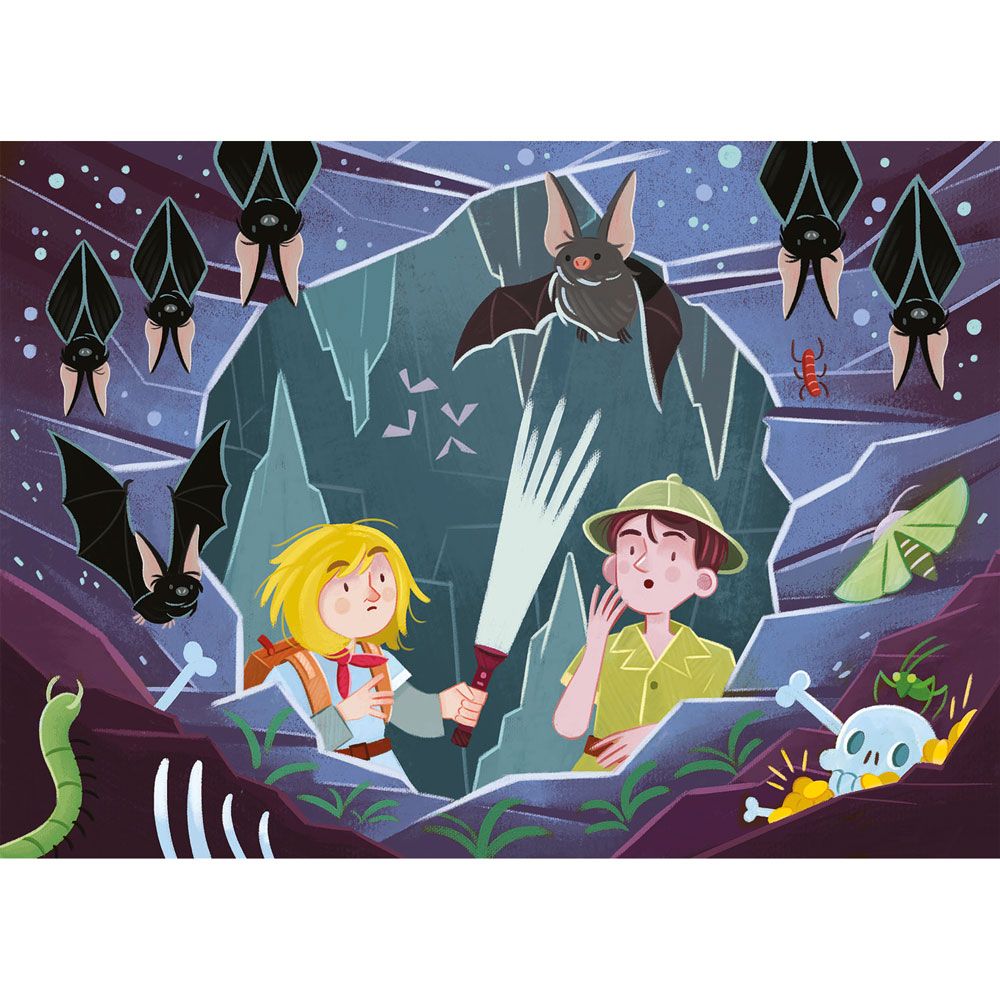 Puzzle 2x20 piese Clementoni Looking For Adventure - poza 2