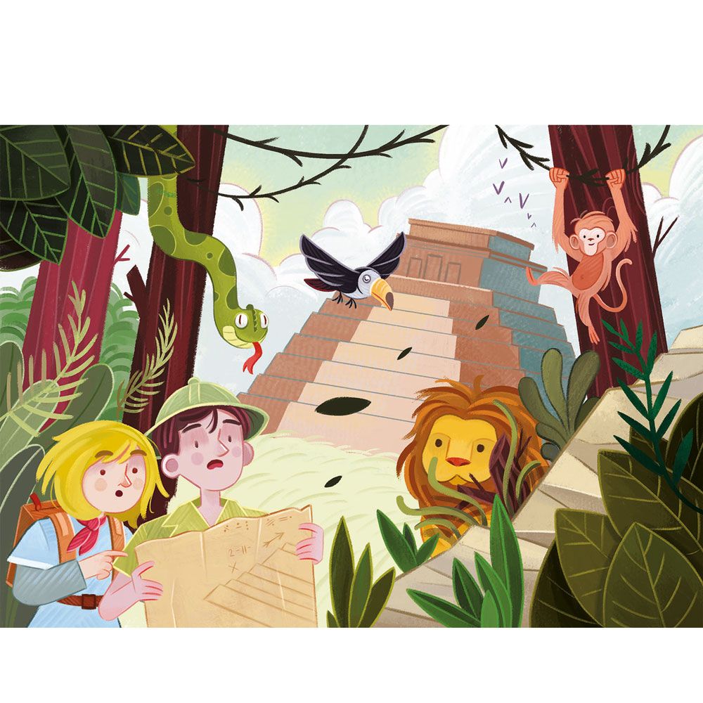 Puzzle 2x20 piese Clementoni Looking For Adventure - poza 3