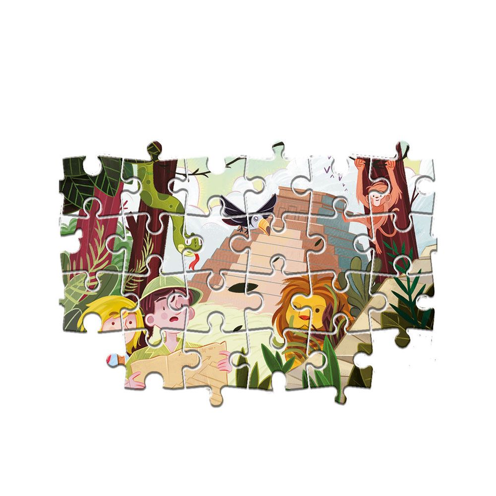 Puzzle 2x20 piese Clementoni Looking For Adventure - poza 4