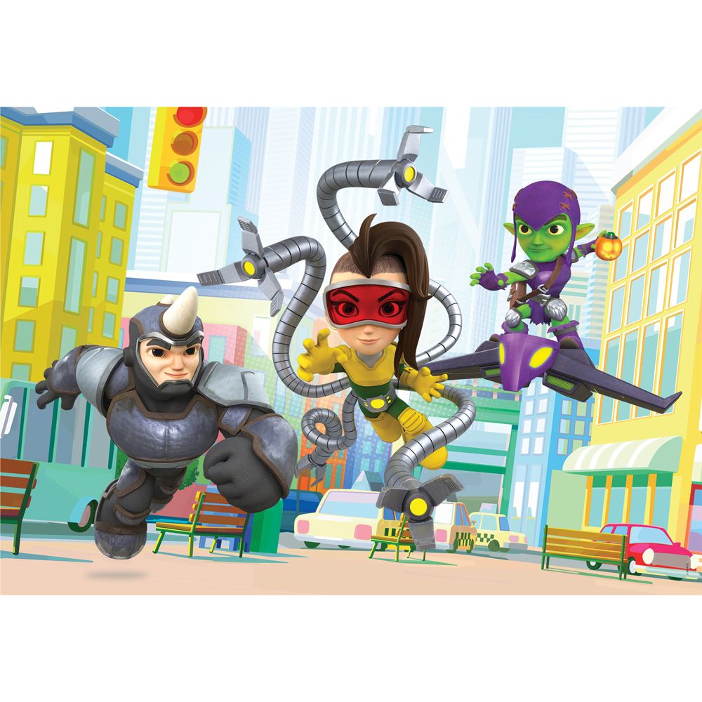 Puzzle 2x20 piese Clementoni Spidey And His Amazing Friends - poza 2