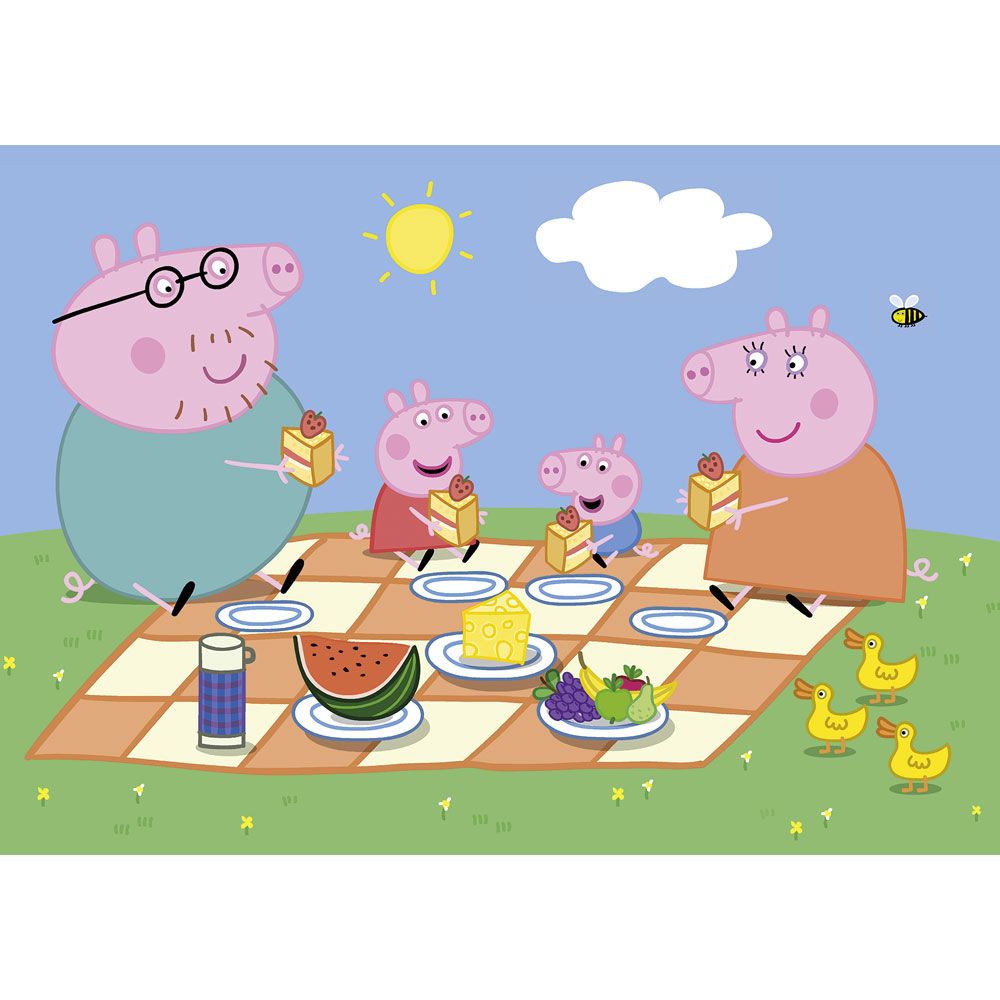 Puzzle 2x60 piese Clementoni Peppa Pig - poza 2