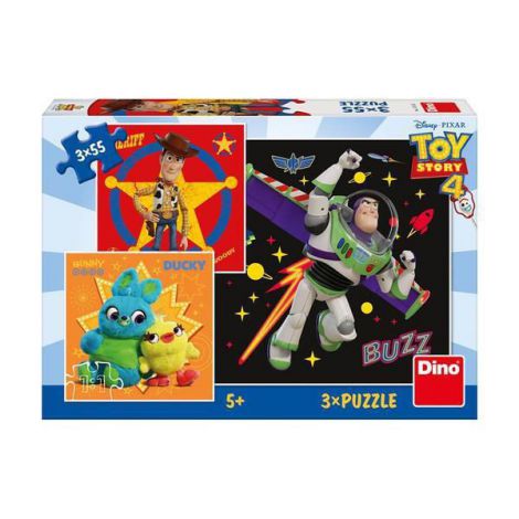 Puzzle 3 in 1 - toy story 4 (55 piese) - poza 2
